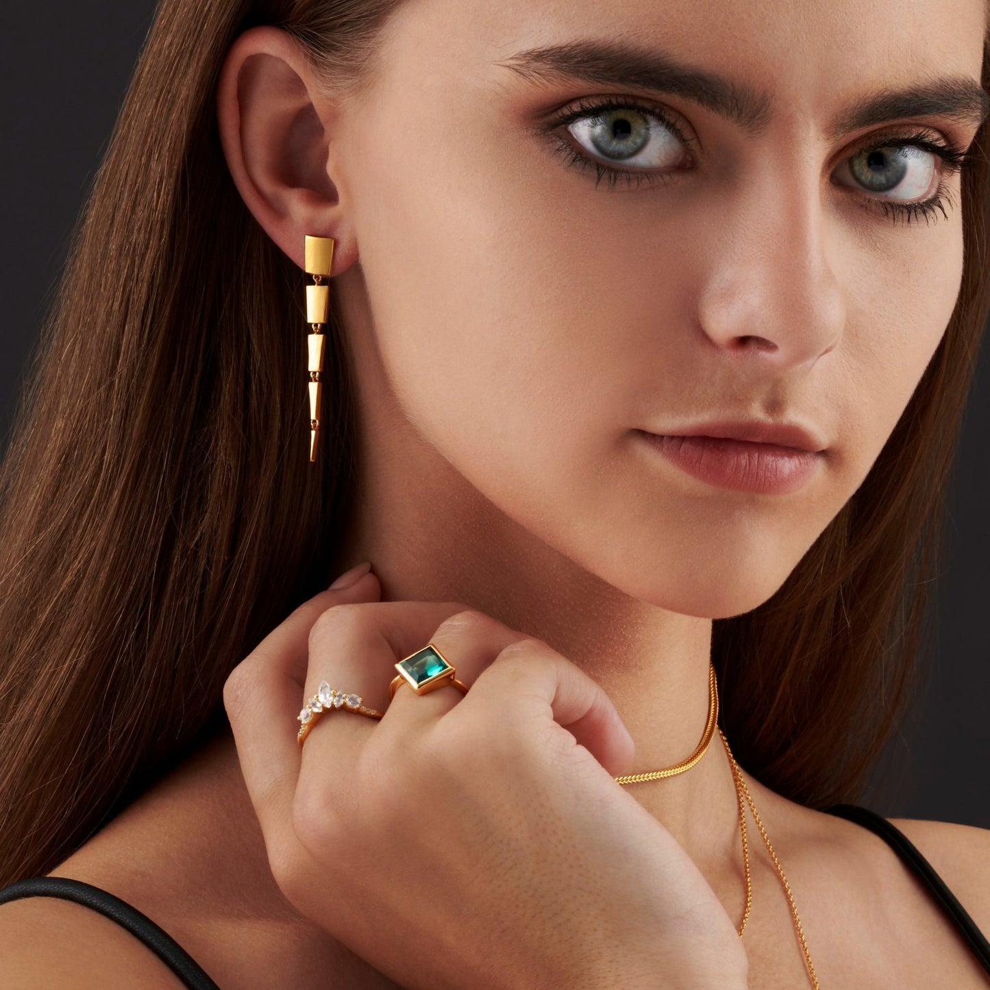 ICICLE SPIKE DROP EARRINGS - Fool's Gold Jewellery