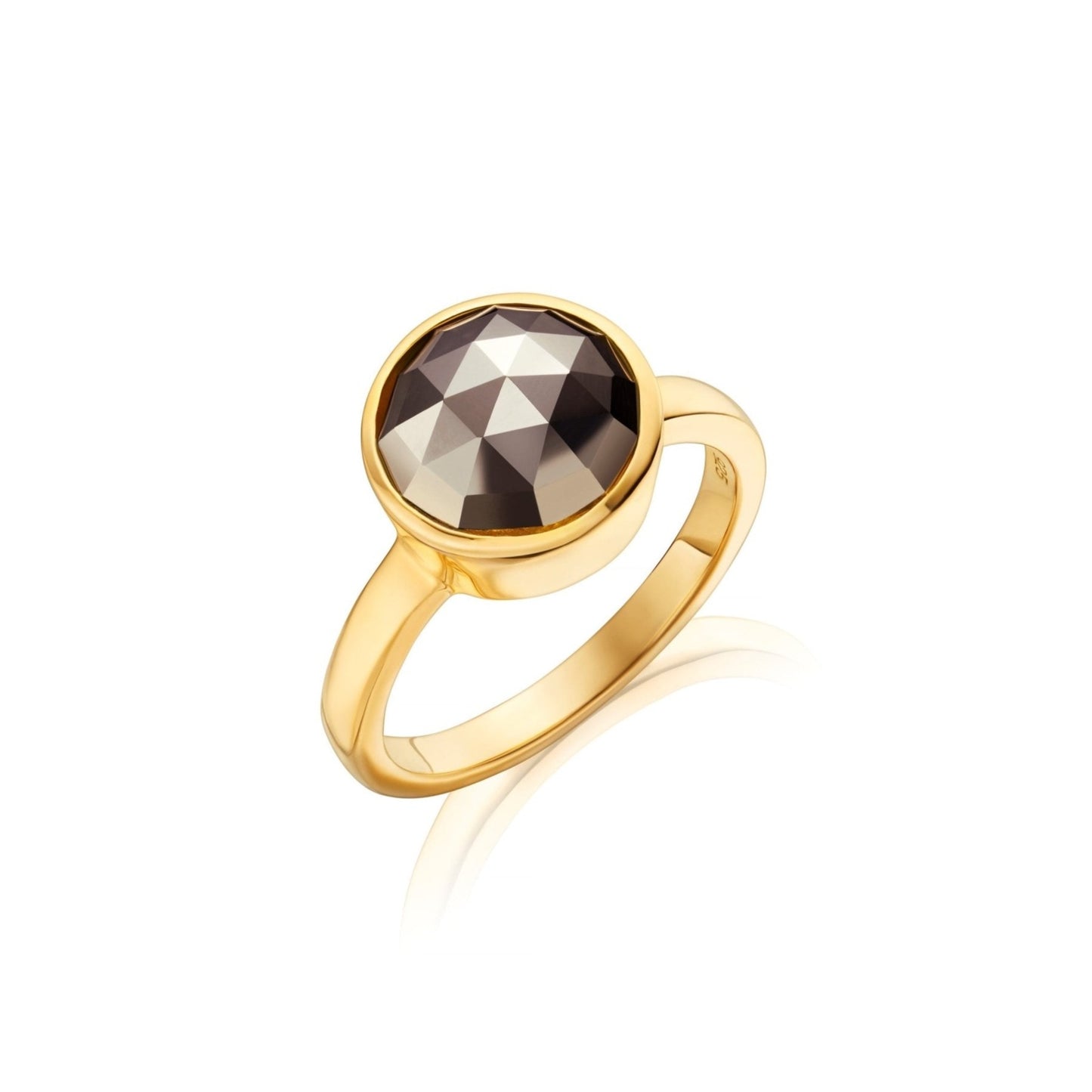 PYRITE DISCO RING - Fool's Gold Jewellery