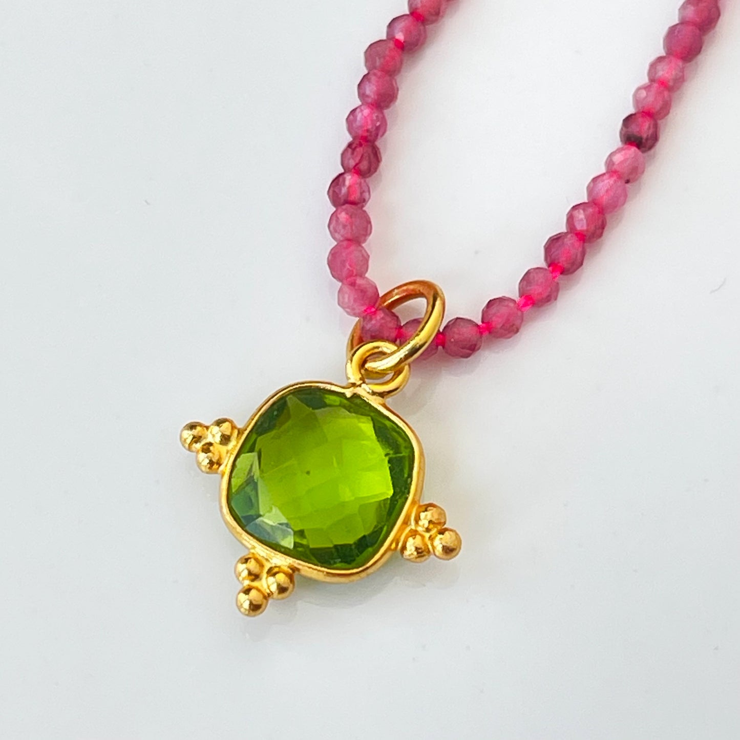 CREATE YOUR OWN  GEMSTONE BEADS & CHARM NECKLACE