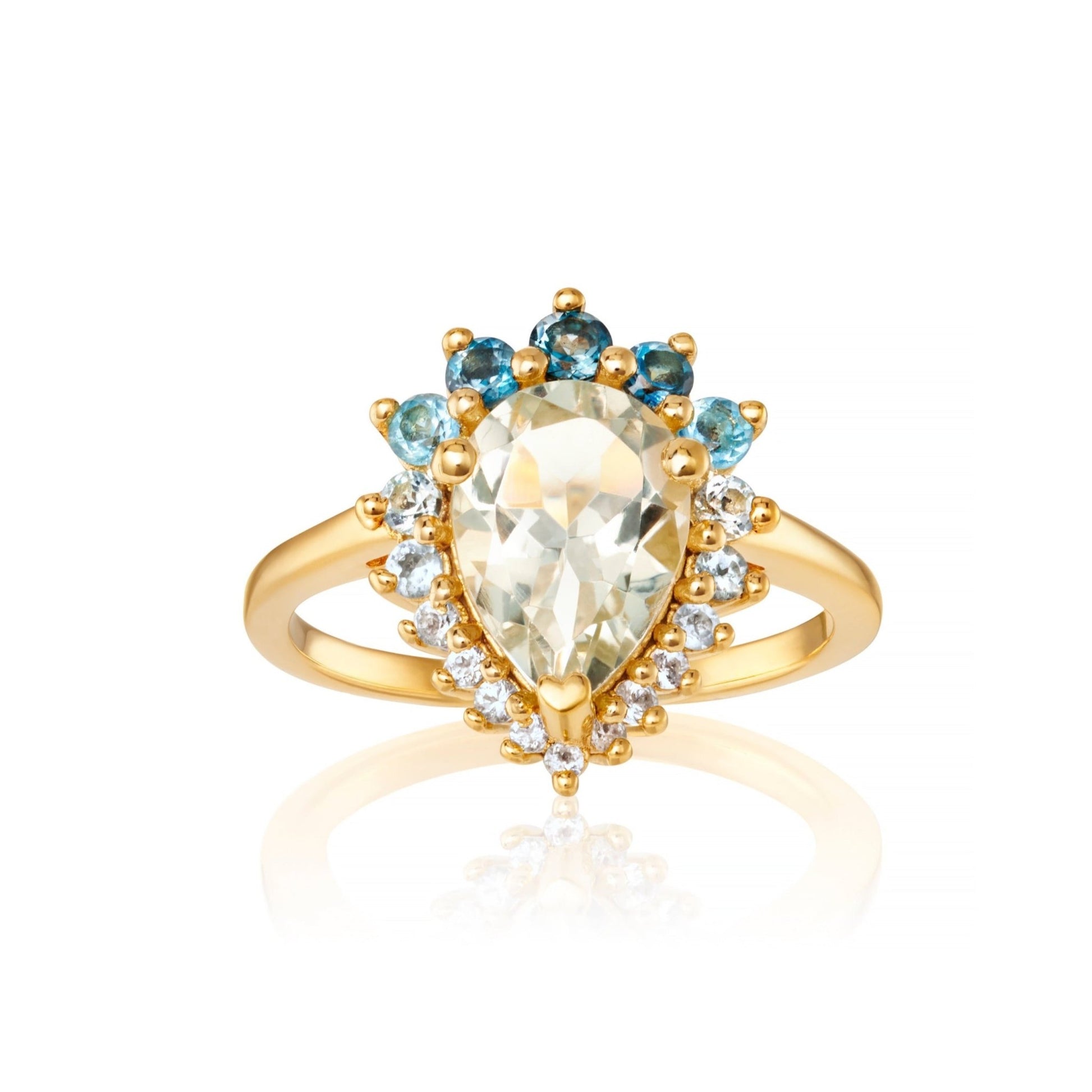OMBRE PEAR CUT RING - Fool's Gold Jewellery
