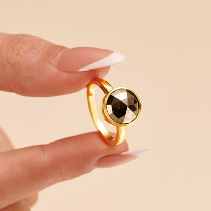 PYRITE DISCO RING - Fool's Gold Jewellery